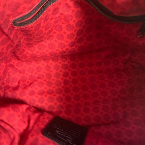 Brighton Zebra Embroidered Floral Canvas Leather trim  Large Shoulder Bag - Picture 14 of 14